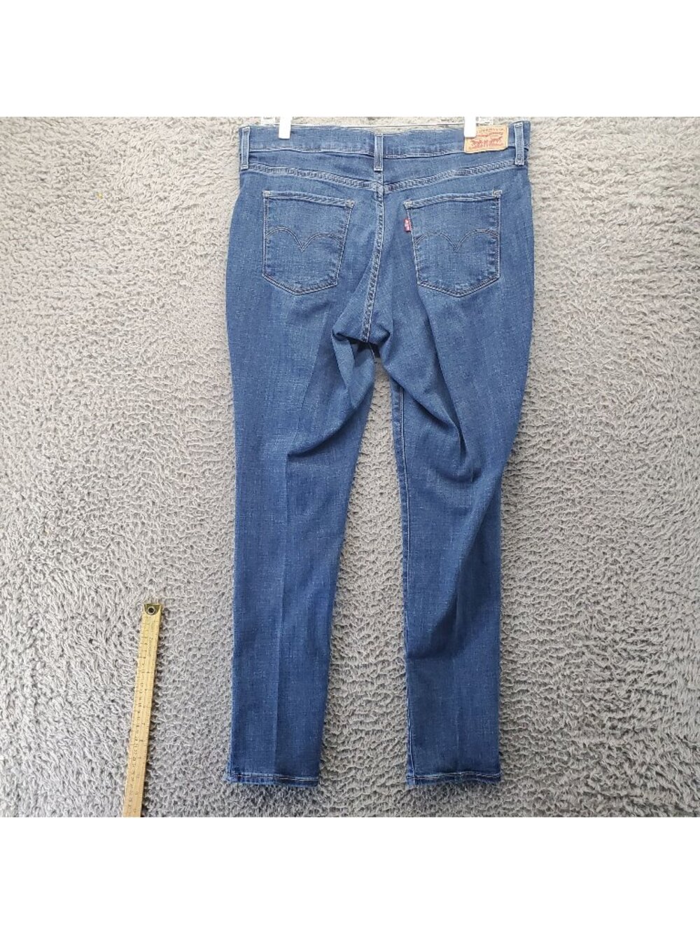 Levis Jeans Womens Size 32 Blue Shaping Skinny Denim Stretch